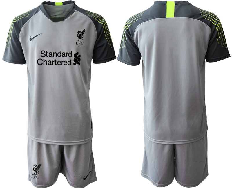 Men 2020-2021 club Liverpool goalkeeper grey Soccer Jerseys1